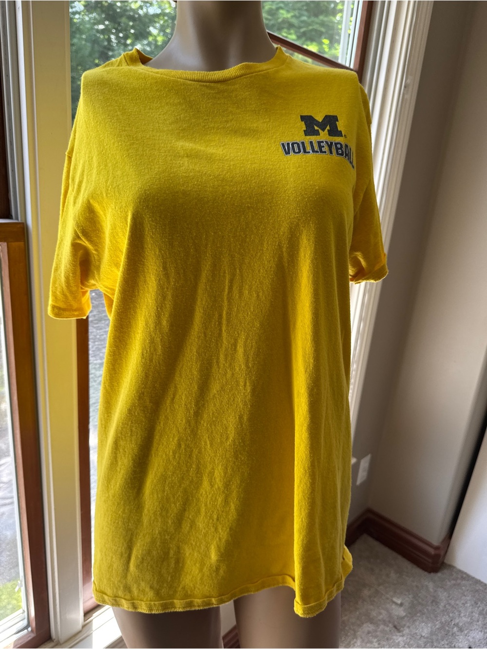 Delta Pro Weight Yellow T-Shirt with Neck Tag